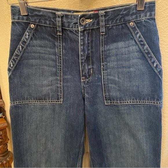 OLD NAVY Kids Teens Blue Cargo Wide Leg Jeans Size 14 Yrs-Unisex - Picture 2 of 8